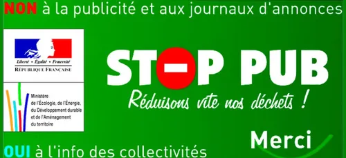 Marre de la publicité ? Optez pour l'autocollant stop pub