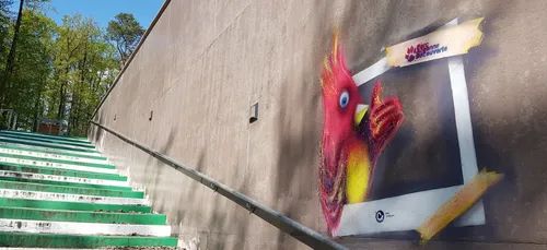 Une fresque animale et colorée au Parc Argonne Découverte