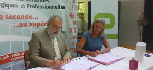 Partenariat entre le lycée Bazin de Charleville et Enedis.