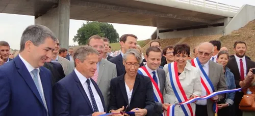 Inauguration de l'A304 dans les Ardennes.