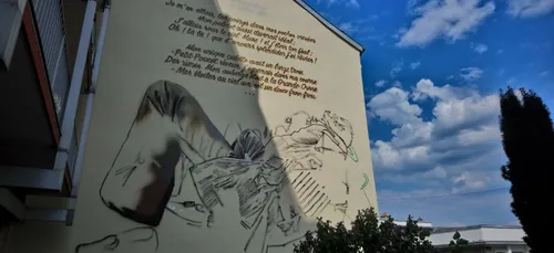 Une troisième fresque Rimbaud en cours de réalisation à Charleville