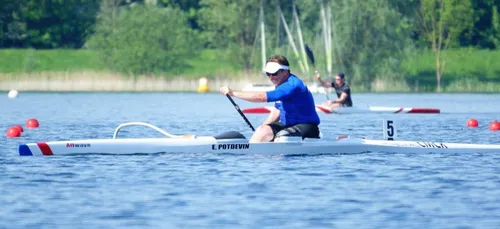 L'athlète Ardennais Eddie Potdevin au Portugal.
