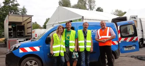 Cabaret Vert à Charleville : 20 km de câbles