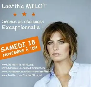 Laëtitia Milot en dédicace à Rethel