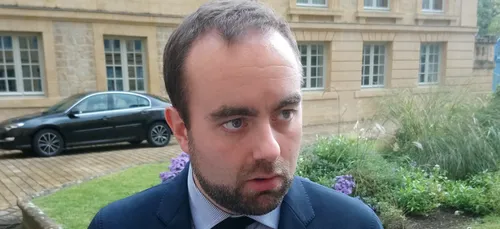 Sébastien Lecornu, secrétaire d'état, en visite dans les Ardennes