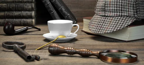 Hommage à Conan Doyle, le père de Sherlock Holmes, au salon des...