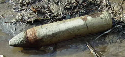 Grandpré : découverte d'obus.