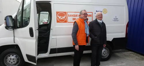 Deux nouveaux véhicules pour la Banque Alimentaire des Ardennes