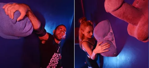 UN MUR D'ESCALADE ÉROTIQUE À NEW YORK !