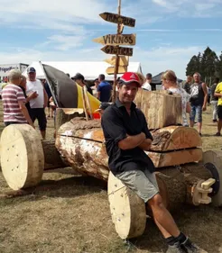Sugny : 24 heures de sculpture à la tronçonneuse.