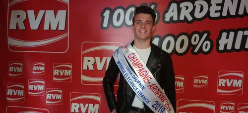 L'Ardennais Lucas Prince élu 2ème dauphin Modèle Elégance France