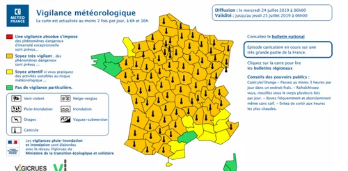 Les Ardennes en vigilance orange canicule
