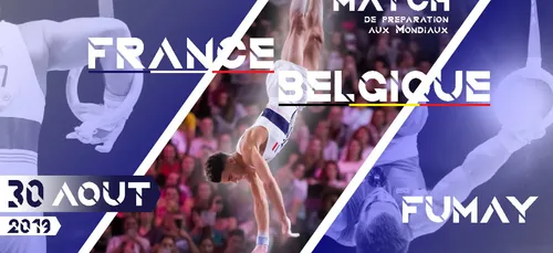 L'équipe de France Gymnastique à Fumay.