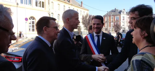 Le Ministre de la Culture à Charleville-Mézières.