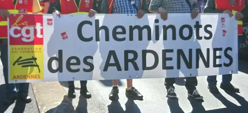 Les cheminots ardennais se sont mis en grève