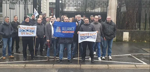 Les policiers en colère à Charleville