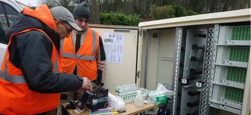 Les travaux de déploiement de la fibre optique ont débuté à...
