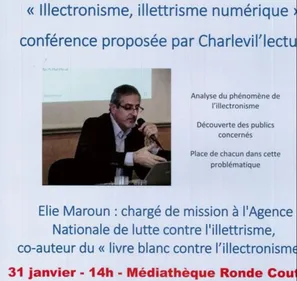 Une conférence sur l'illectronisme à Charleville