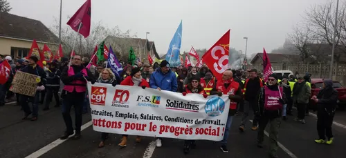 Nouvelle manifestation contre la réforme des retraites à Charleville
