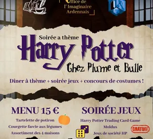 Soirée "Harry Potter" chez "Plume et Bulle"