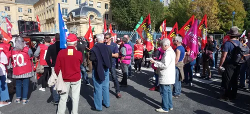 Charleville : manifestation contre la réforme des retraites.