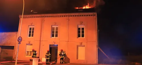 Charleville : 150m² de combles détruits dans un incendie