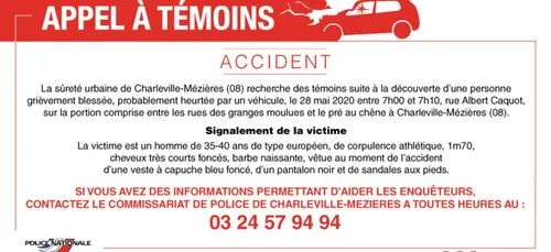 Appel à témoins après un accident à Charleville-Mézières