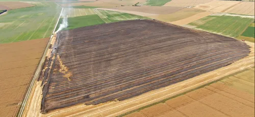 Multiples incendies de végétation dans les Ardennes.