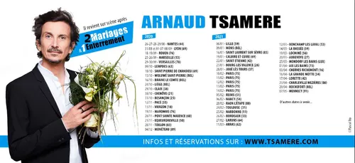 Arnaud Tsamere de passage à Charleville en 2021