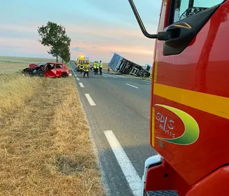 Semide : un automobiliste gravement blessé après un choc frontal...
