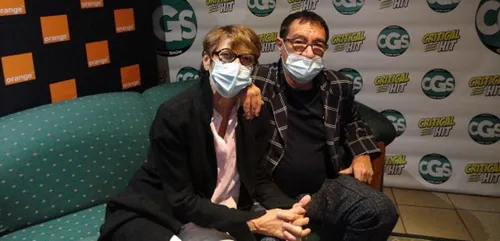 Homer et Marge Simpson alias Philippe Peythieu et Véronique...