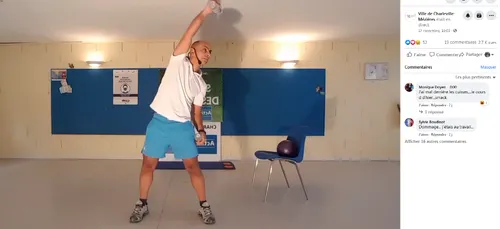 Des séances de sport en direct sur Facebook avec la Ville de...