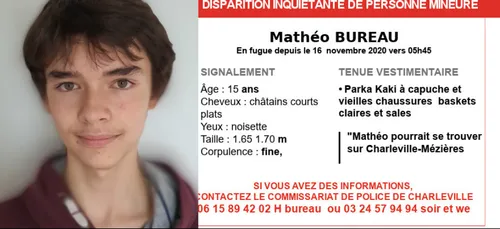 La police des Ardennes renouvelle son appel à témoin pour retrouver...