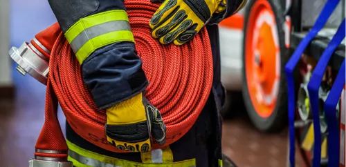 Une cave en feu à Charleville