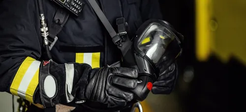 Une maison détruite par les flammes à Le Fréty