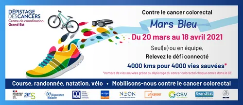 Un défi sportif connecté pour Mars Bleu dans le Grand-Est