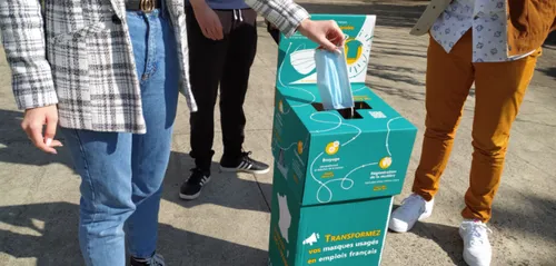 Zoom sur un projet de recyclage de masques