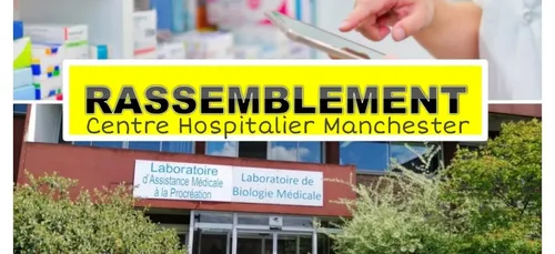 Rassemblement au CH Manchester de Charleville