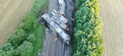 Déraillement d'un train près de Rumigny