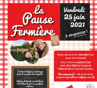Événement "Pause fermière" avec les agriculteurs Ardennais et le...