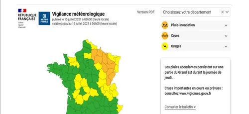 Les Ardennes en vigilance orange crues