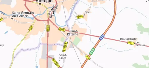 Moto percutée à Saint-Paterne : la victime évacuée à Caen