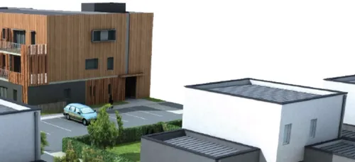 Le "Clos des Ursulines" à Château-Gontier : pose de la première pierre