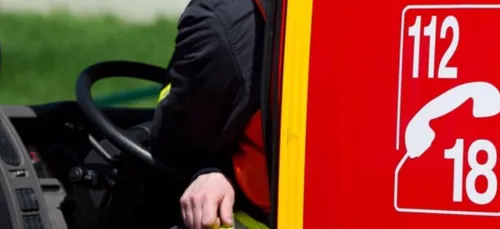 Feu de forêt à Thorigné-sur-Dué