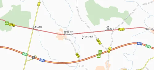 Joué-en-Charnie : une maison en feu