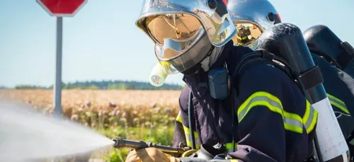 Bérus : feu de moissonneuse et de récolte