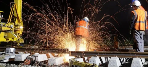 Des travaux nocturnes en gare de Sablé-sur-Sarthe