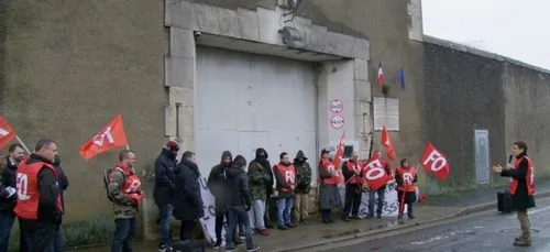 Prison de Blois : manif des gardiens