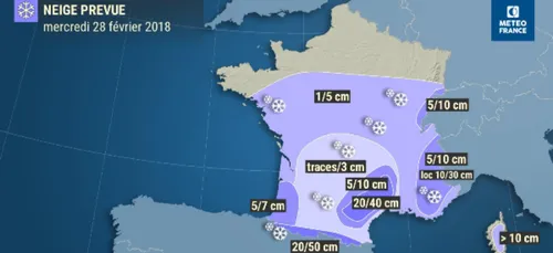 Météo : retour de la neige ce mercredi
