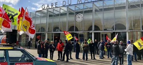 Les cheminots du Mans reconduisent leur grève [Vidéo]
